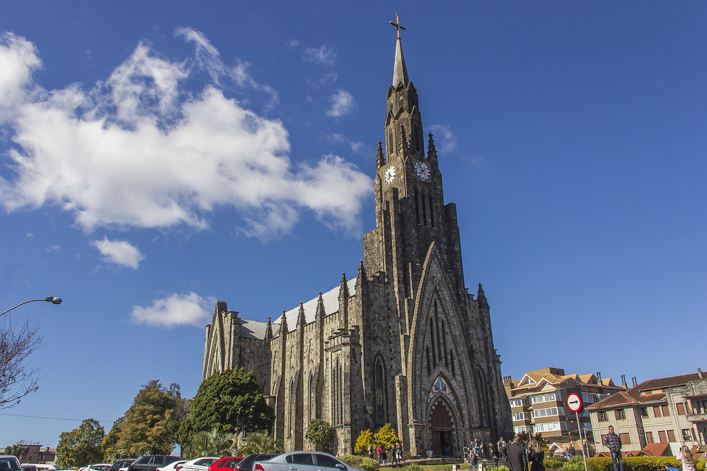 Fachada da Catedral de Pedra, Canela, Rio Grande do Sul