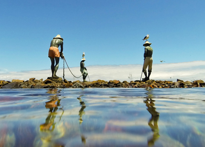 Escultura Os Três Pescadores, Orla Bardot, Búzios