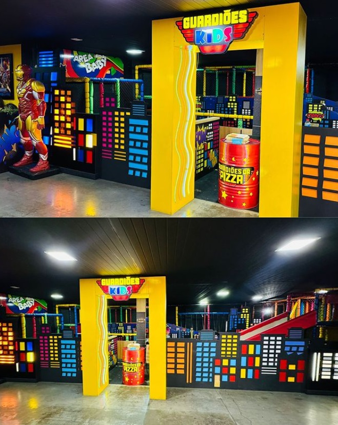 Espaço Kids - Guardiões da Pizza, Porto Alegre.