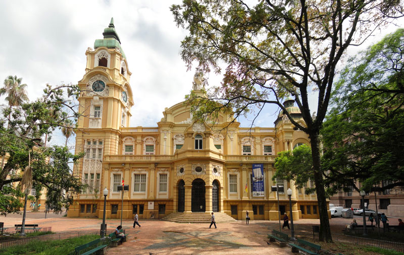 Fachada do Memorial do Rio Grande do Sul