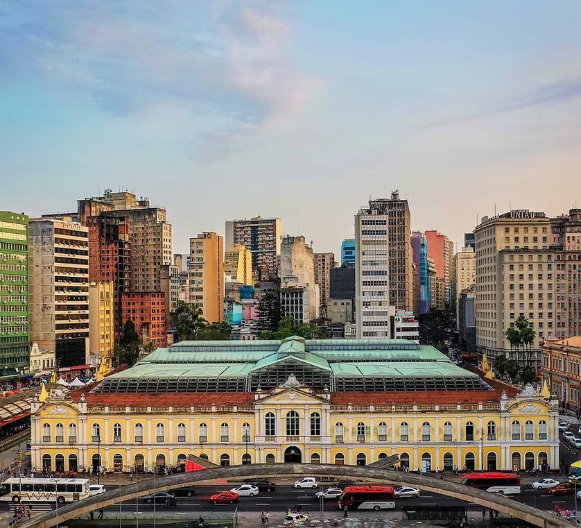 Fachada do Mercado Público de Porto Alegre