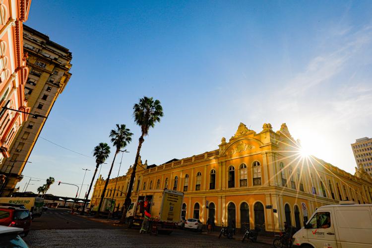 Fachada Mercado Público de Porto Alegre