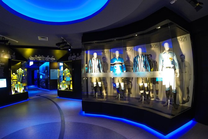 Exposição de uniformes - Museu do Grêmio, Porto Alegre