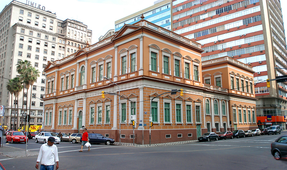 Fachada parte detrás do Paço Municipal - Porto Alegre