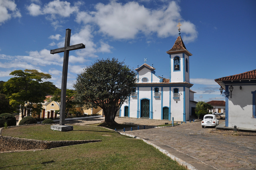 Fachada da Igreja de Nossa Senhora do Rosário em Diamantina