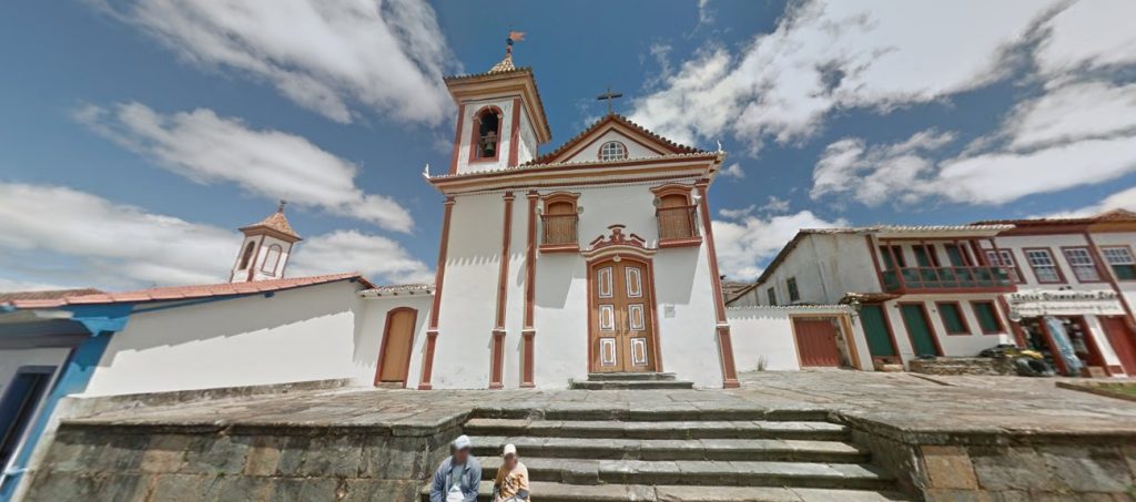 Fachada da Igreja do Senhor do Bonfim em Diamantina