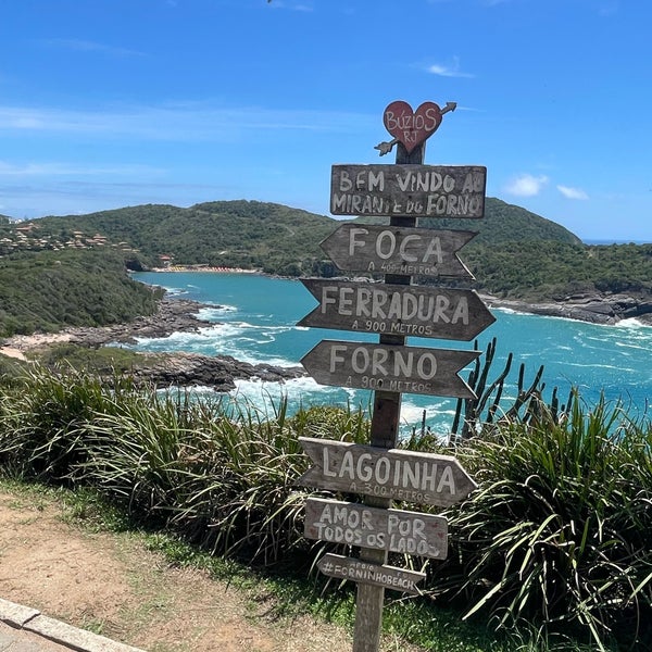 Mirante do Forno - Placa e vista para o mar