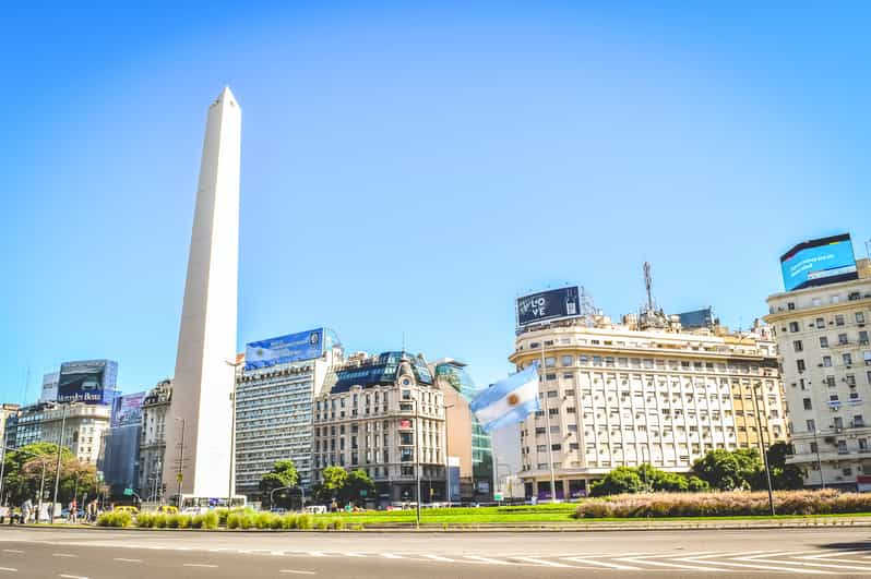 Obelisco, bandeira argentina, Buenos Aires