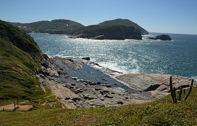 Vista de cima da Ponta da Lagoinha - Búzios